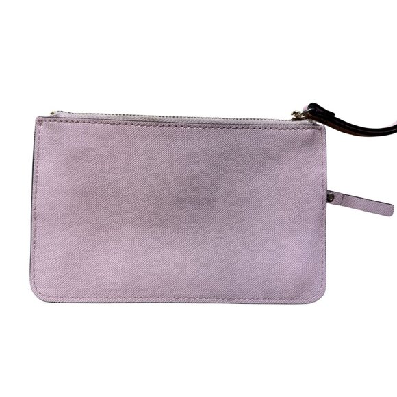 Kate Spade New York Mikas Pond Bee Leather Wristlet in Pale Pink in EUC! - Picture 4 of 7